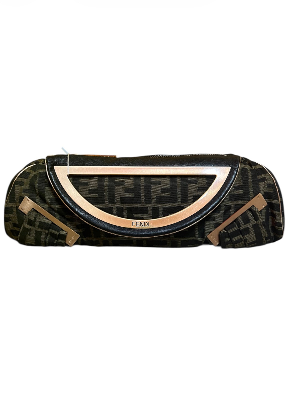 Fendi Monogram Handbag in Khaki and Black