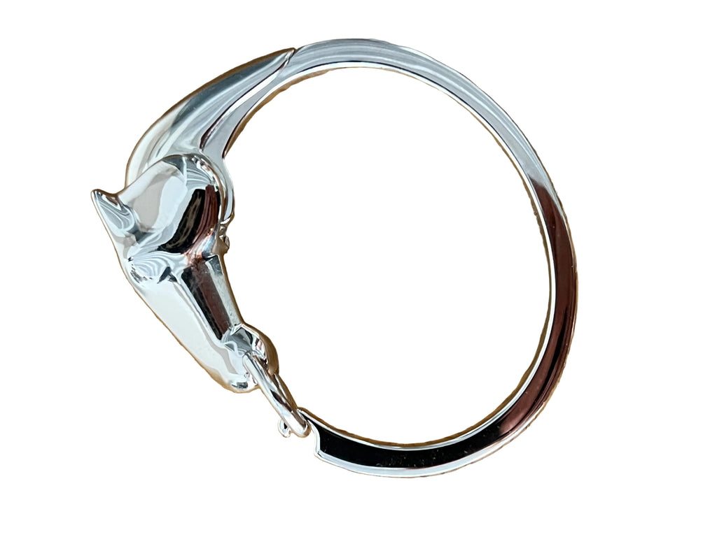 Hermes sterling silver Au Galop bracelet