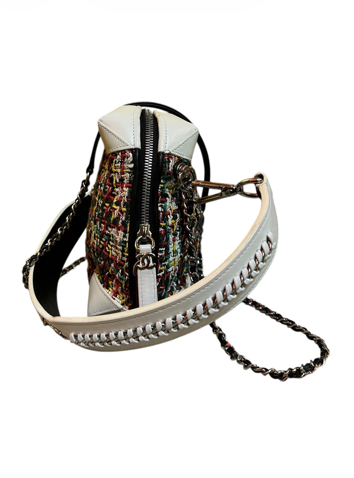 2017 Chanel Multicolor Tweed Handbag