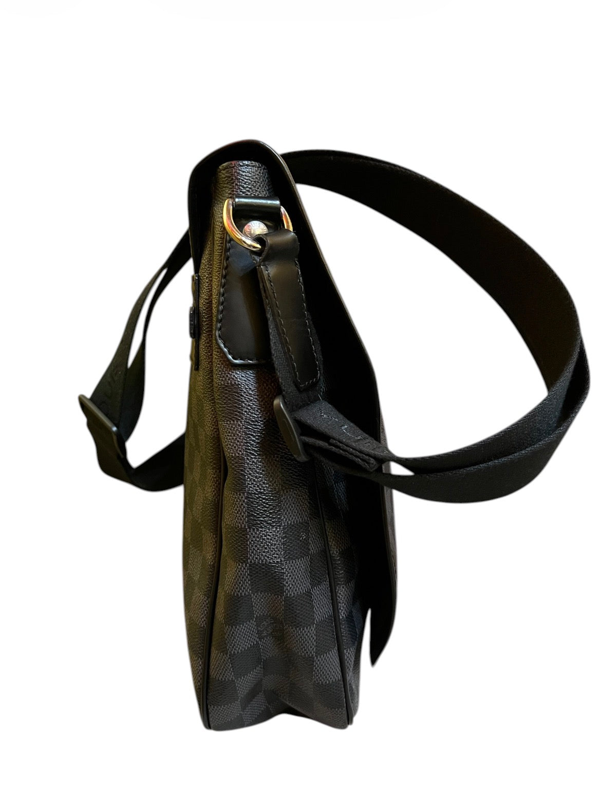 2008 Louis Vuitton Damier Gray and Black Shoulder Bag