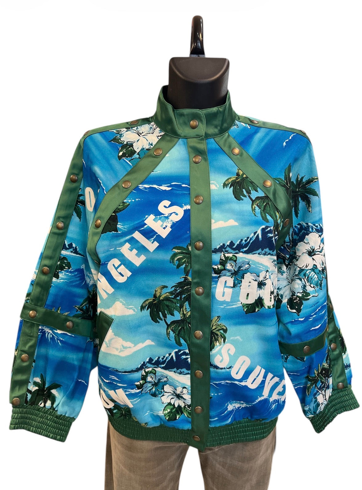 Gucci Floral Print Bomber Jacket