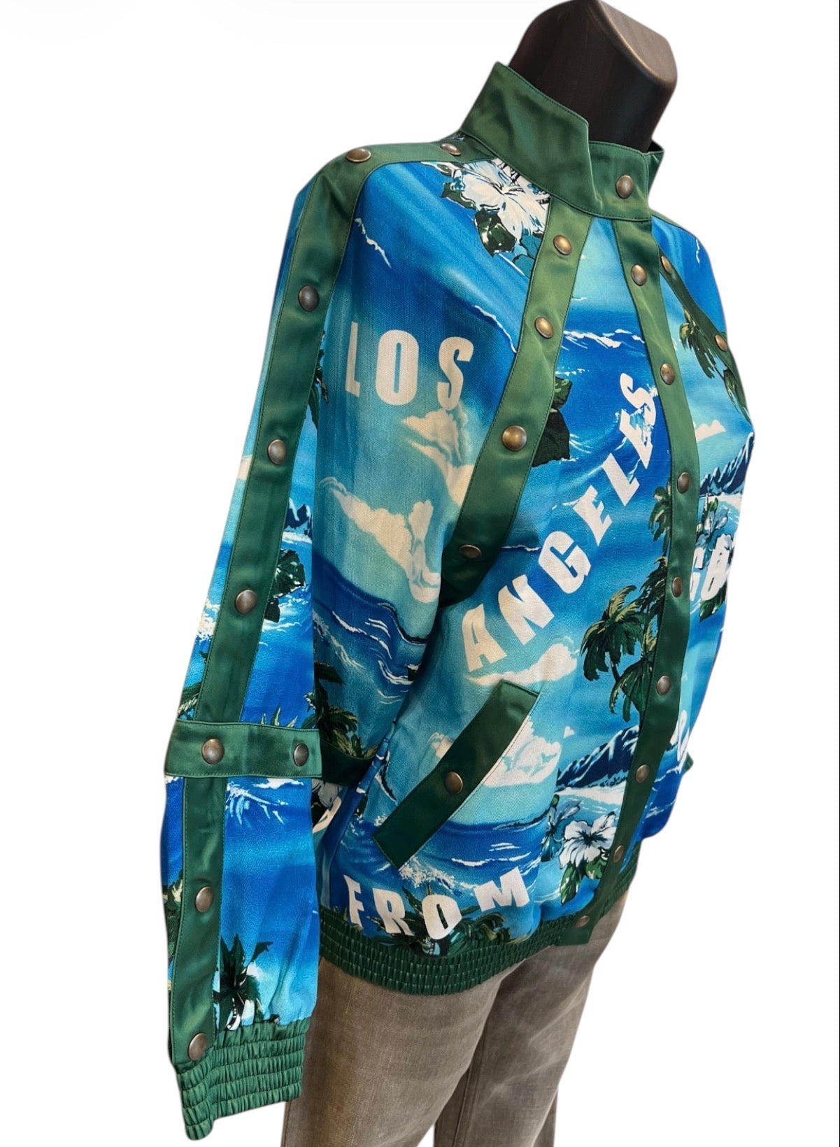 Gucci Floral Print Bomber Jacket