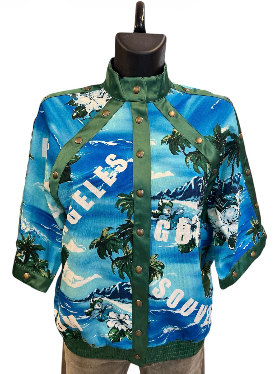 Gucci Floral Print Bomber Jacket