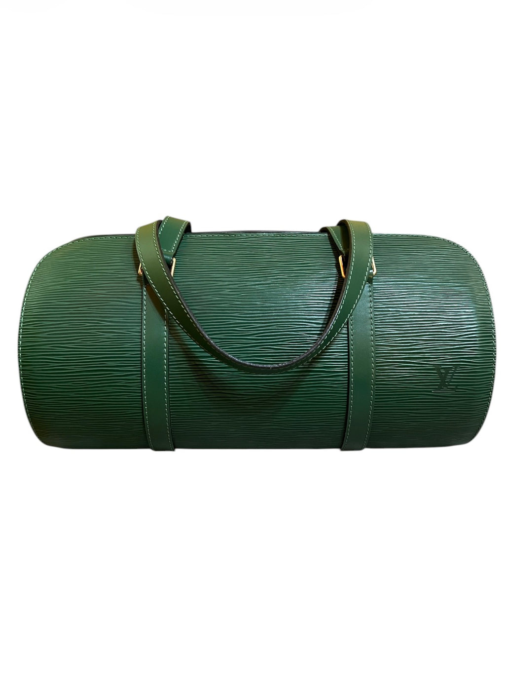 1997 Louis Vuitton Sufflot Handbag, Green Epi Leather