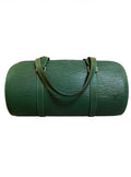 1997 Louis Vuitton Sufflot Handbag, Green Epi Leather
