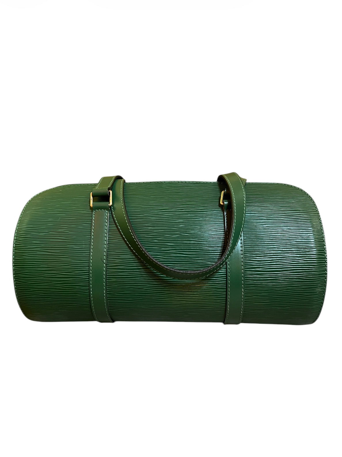 1997 Louis Vuitton Sufflot Handbag, Green Epi Leather