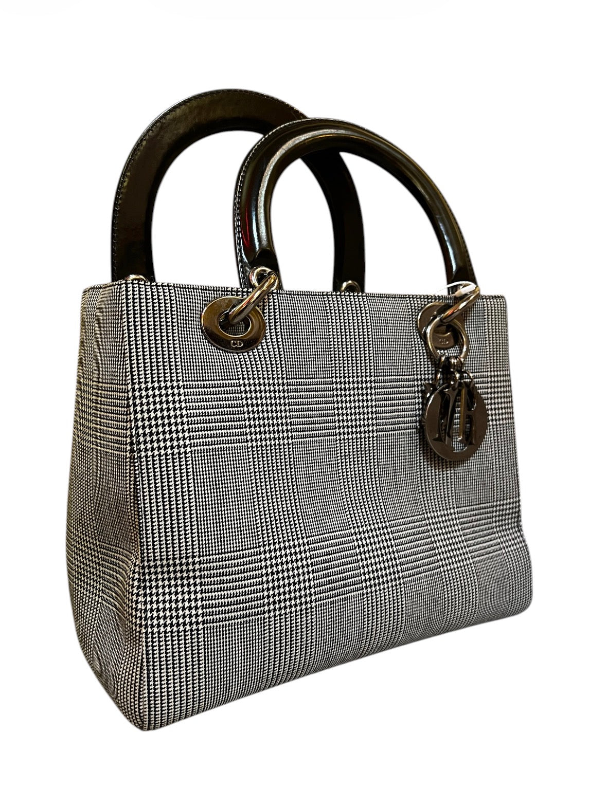 Lady Dior Handbag in Anthracite Gray