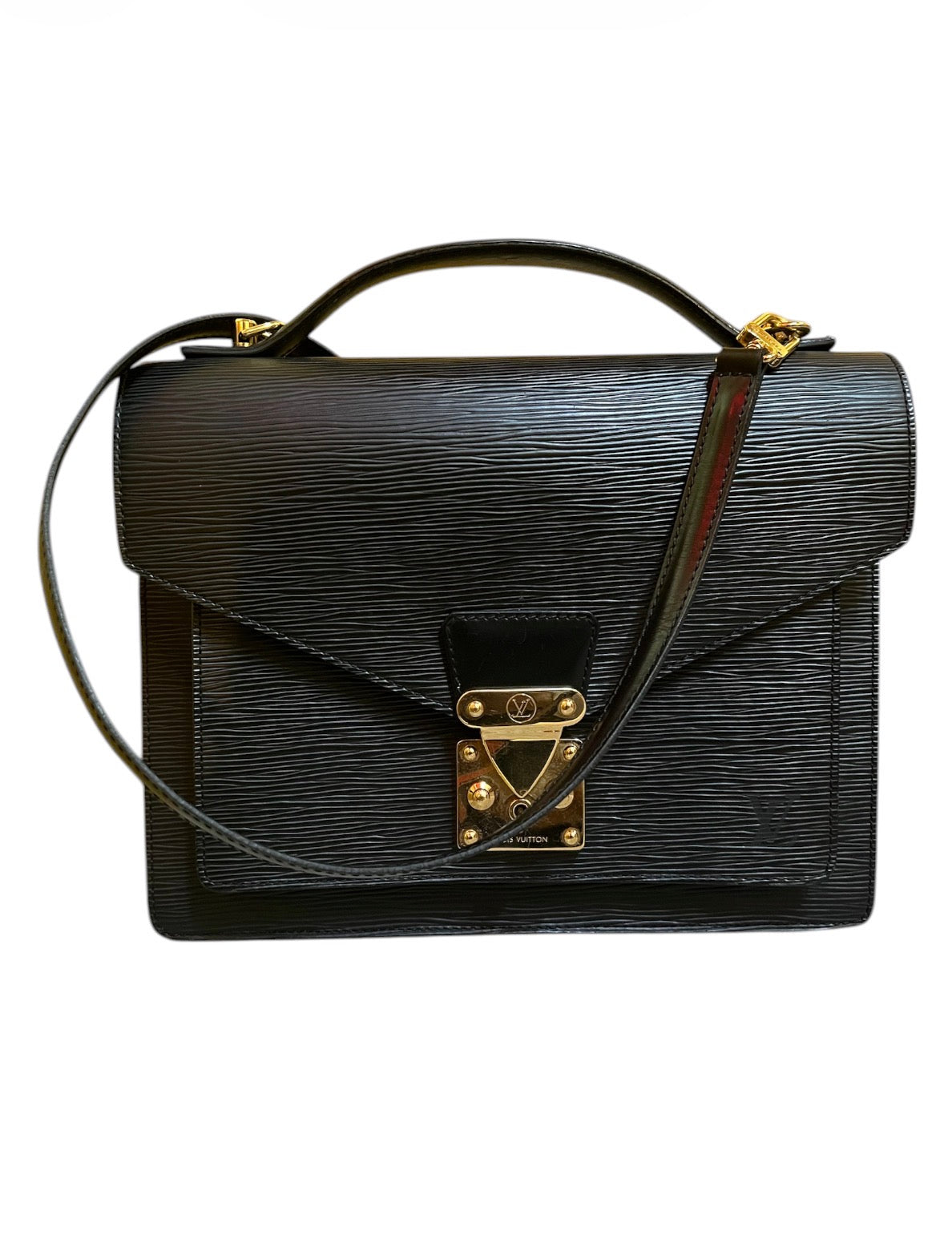 ルルLouis Vuitton エピレザー ブラック ハンドバッグ 2003 Louis Vuitton Handbag, Black Epi Leather – Opulence Vintage