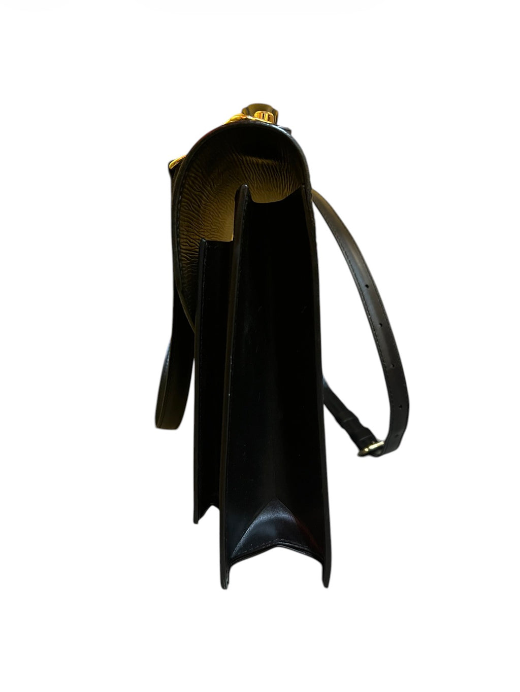 2003 Louis Vuitton Handbag, Black Epi Leather