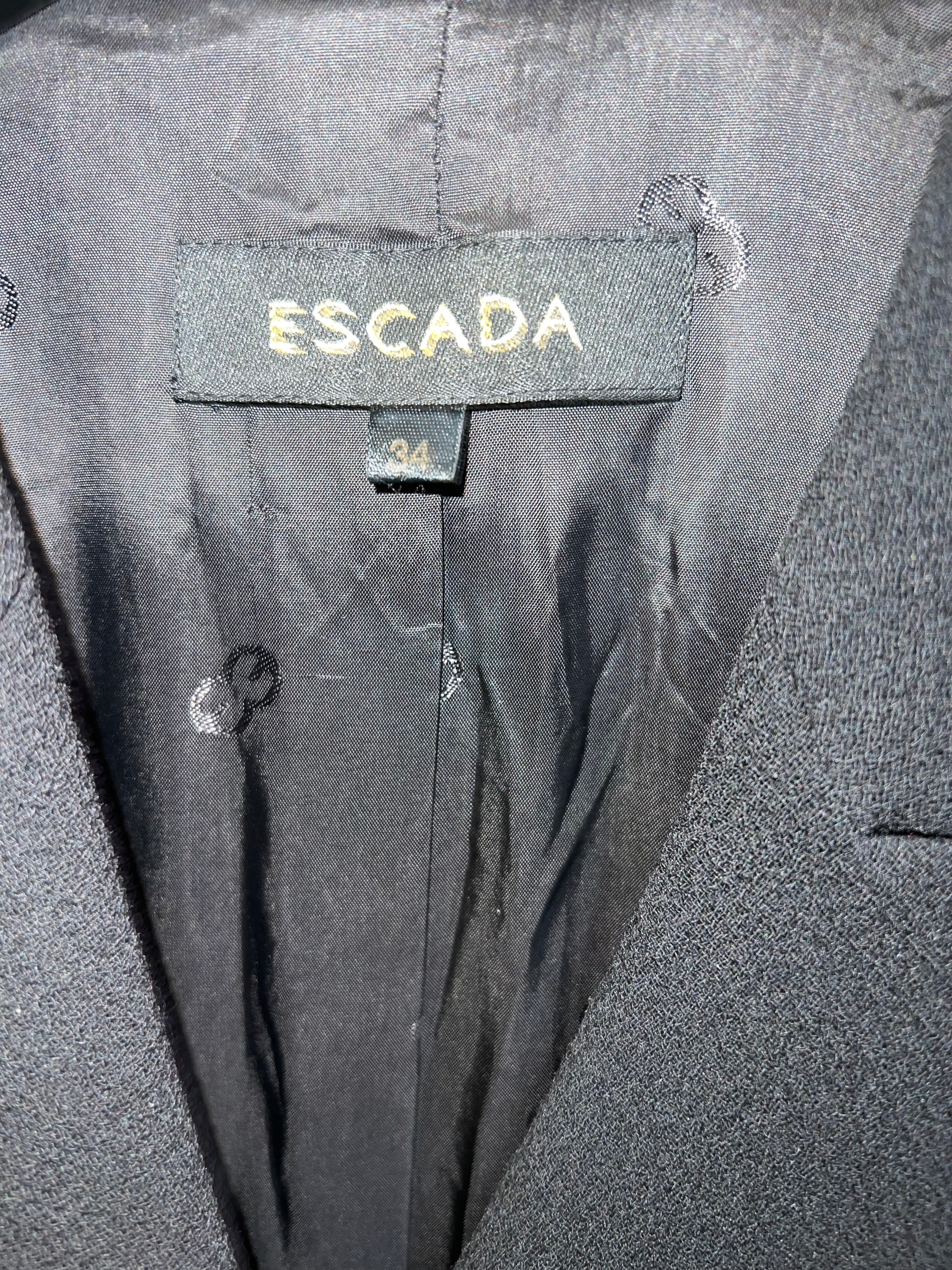 Black Escada Wool Jacket