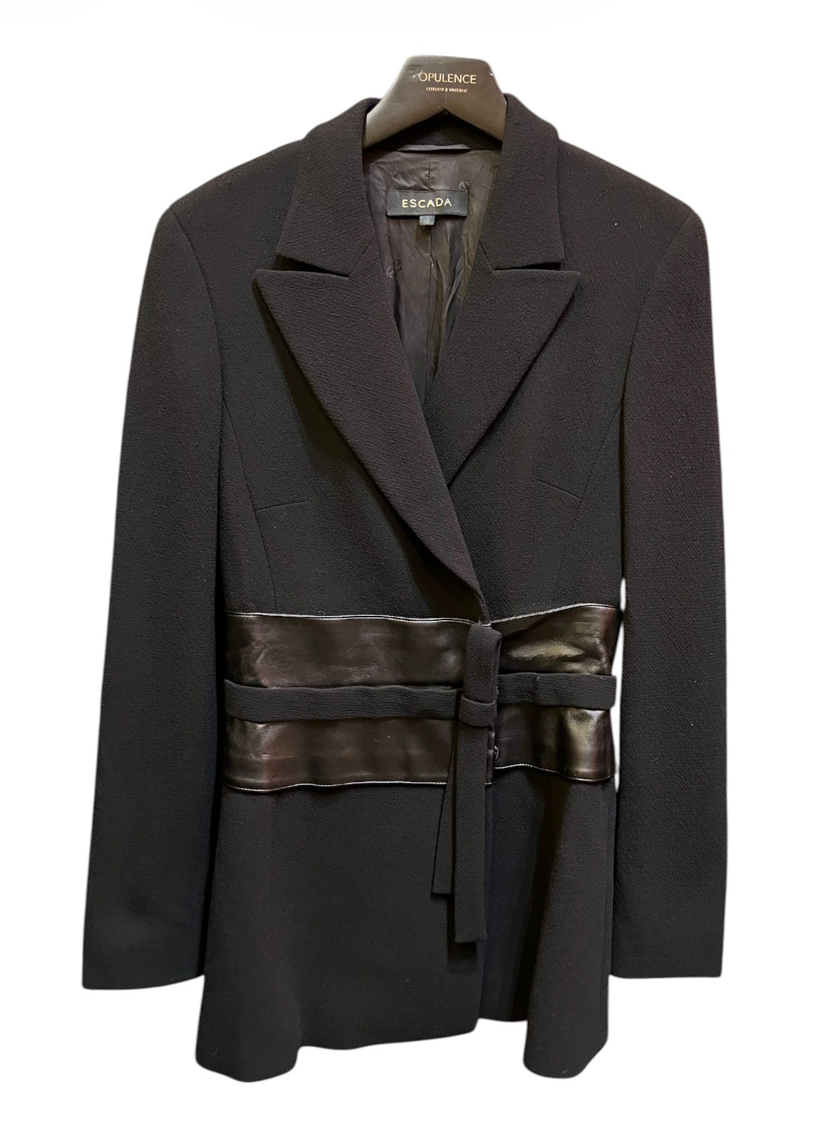 Black Escada Wool Jacket