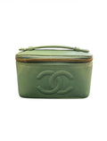 1997 Small Chanel Bag in Green Caviar Leather