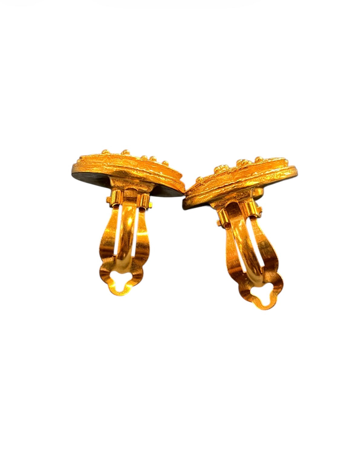 Chanel Golden Clip-On Earrings
