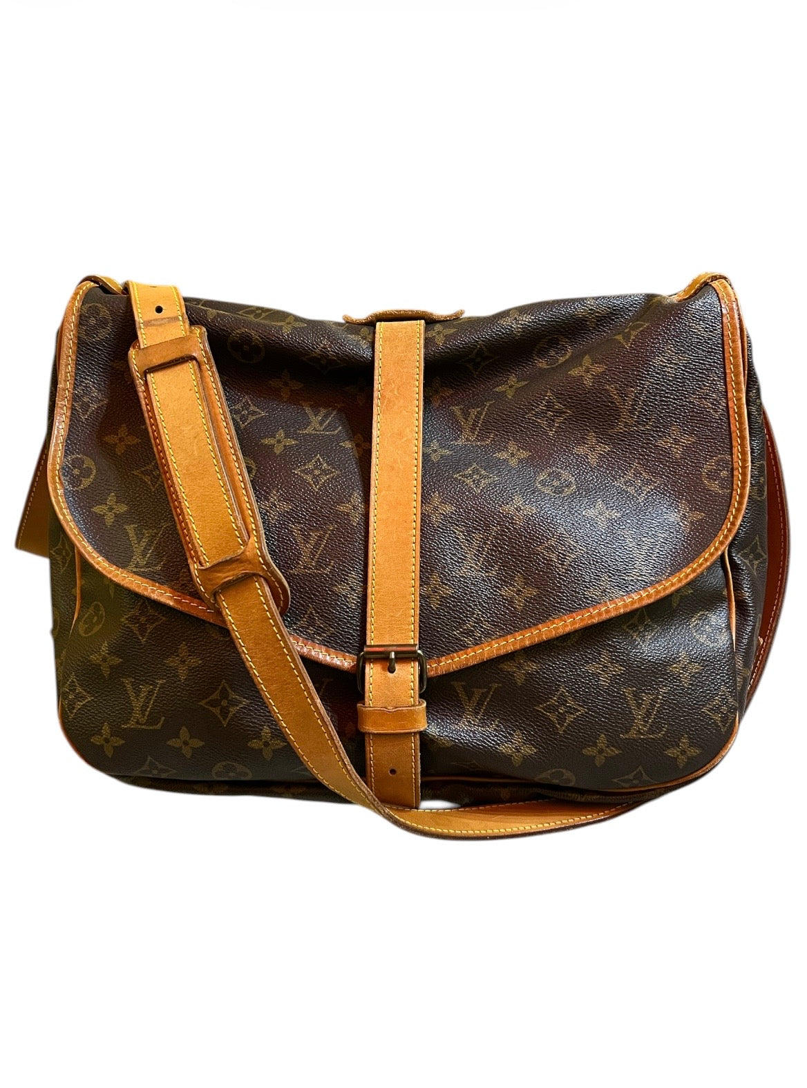 1990 Louis Vuitton Monogram Canvas Shoulder Bag