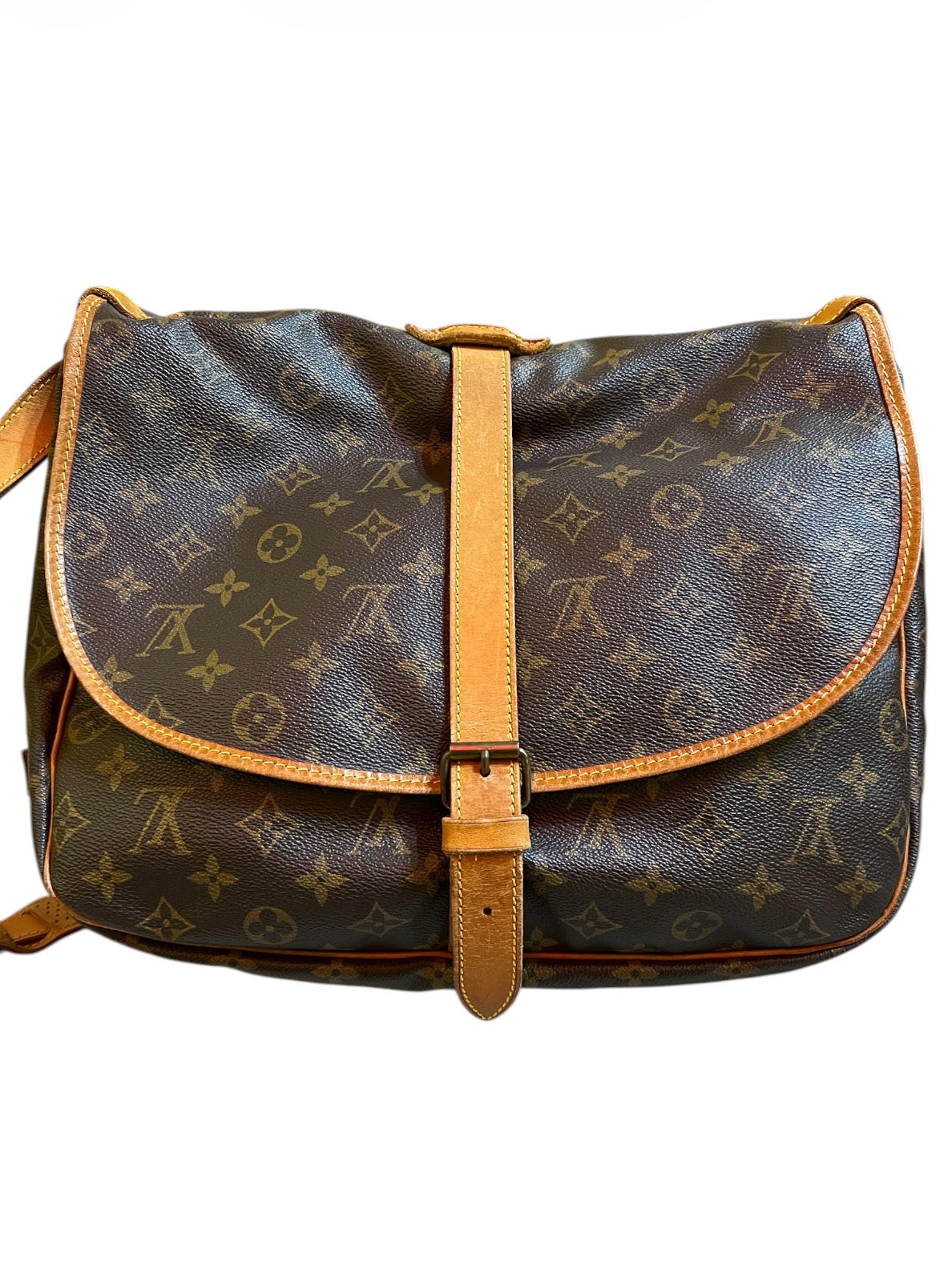 1990 Louis Vuitton Monogram Canvas Shoulder Bag
