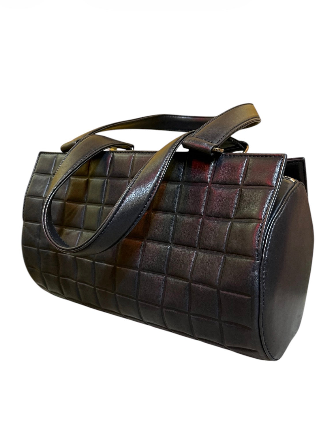 2002 Chanel Handbag, Midnight Blue Lambskin Leather CC