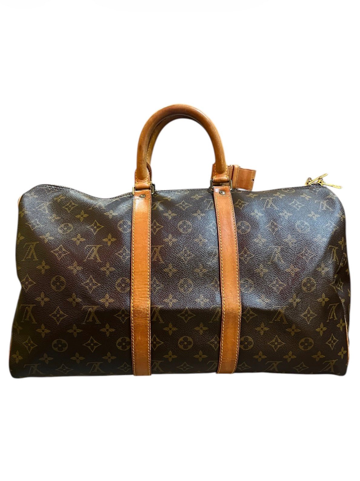1992 Louis Vuitton Monogram Canvas Keepall 45 Travel Bag