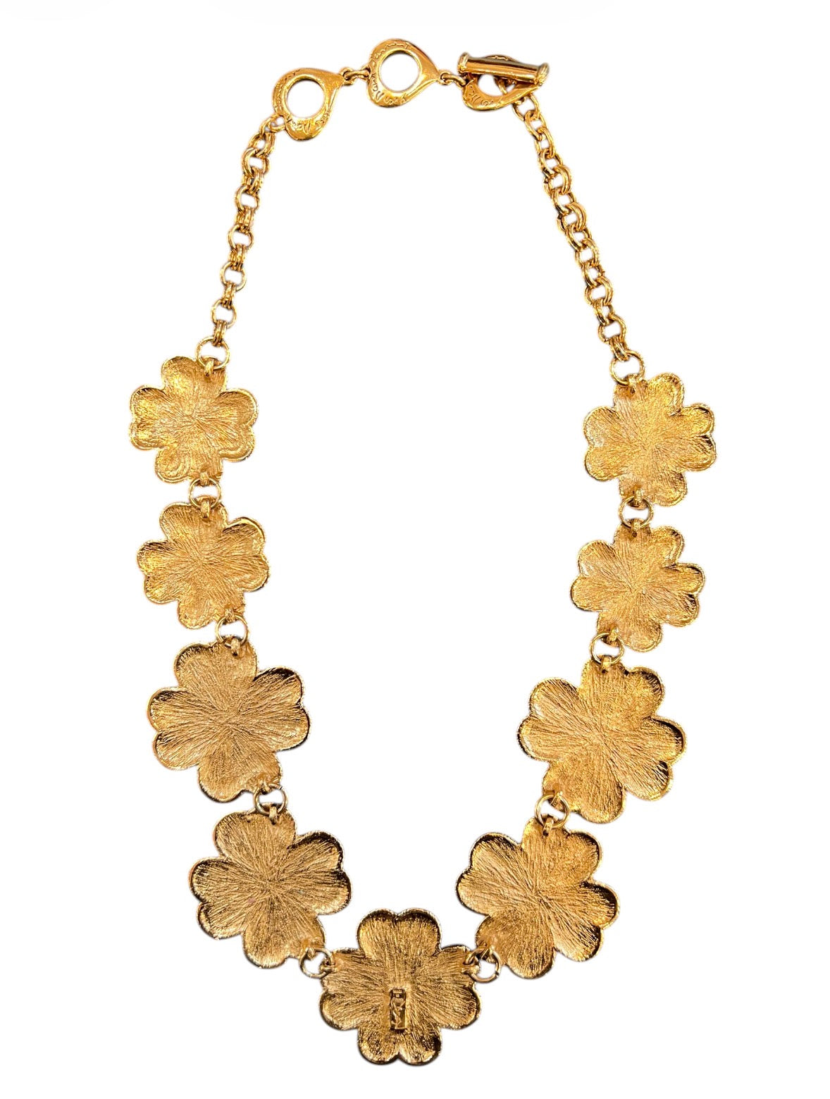 Yves Saint Laurent Fleurs Golden Necklace