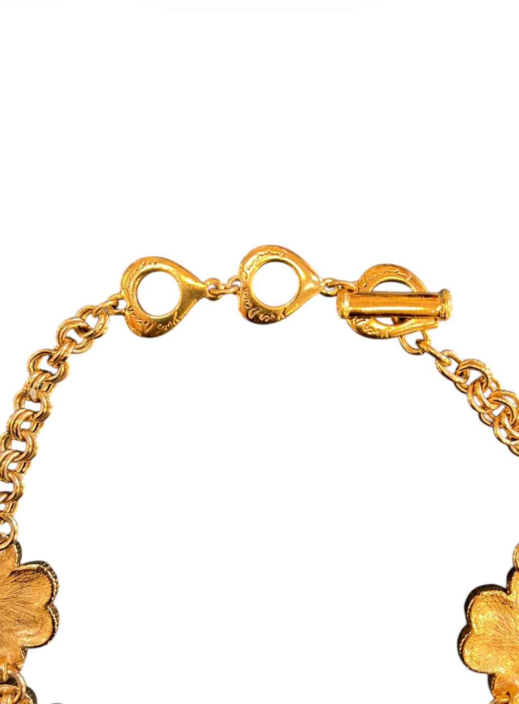 Yves Saint Laurent Fleurs Golden Necklace