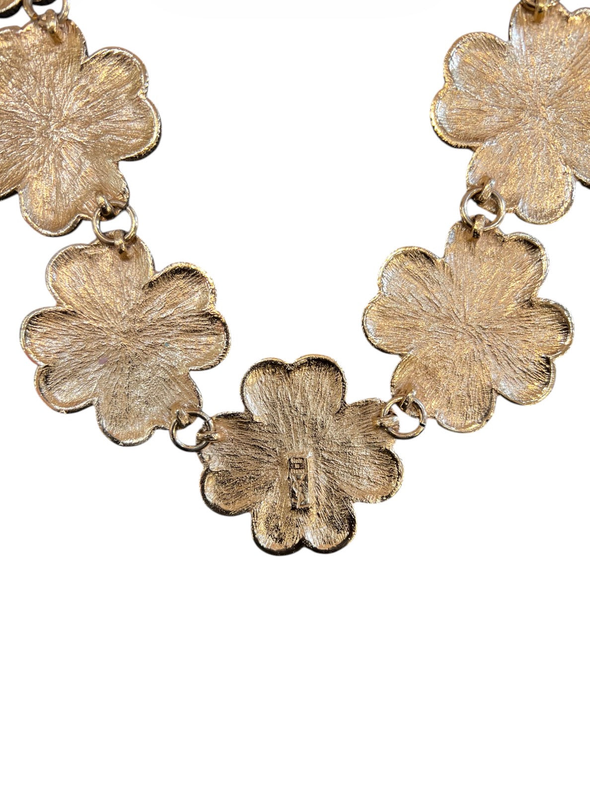 Yves Saint Laurent Fleurs Golden Necklace