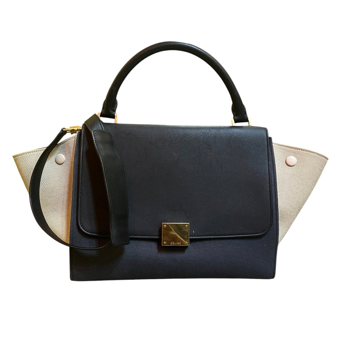 Céline Multicolor Trapeze Handbag