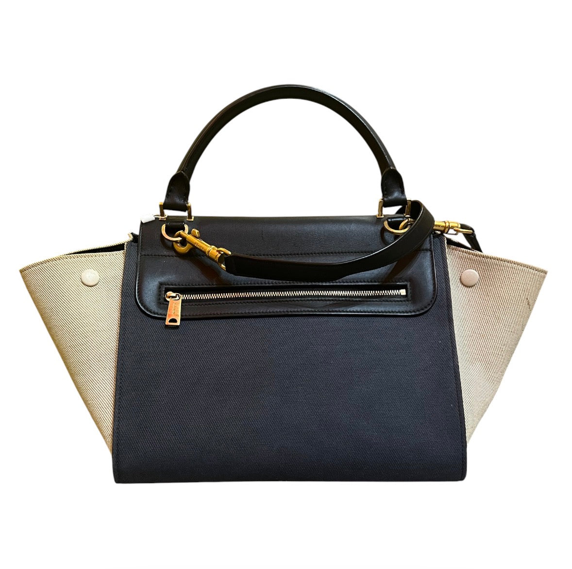 Céline Multicolor Trapeze Handbag