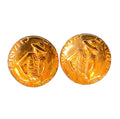 Chanel Golden Clip-On Earrings