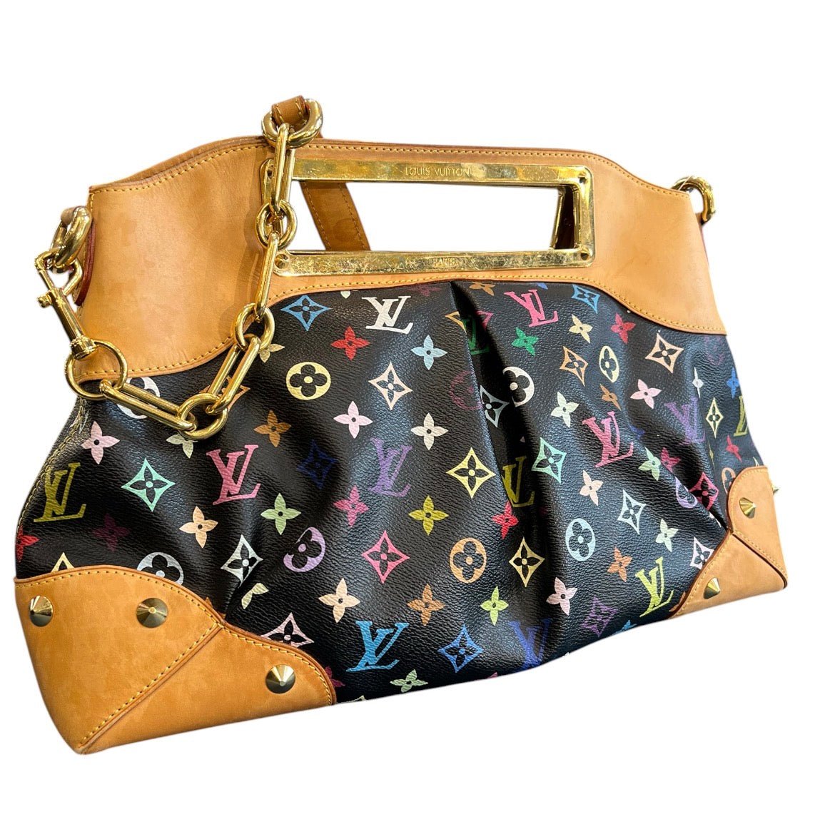 2010 Louis Vuitton Monogram Multicolore Judy GM Handbag