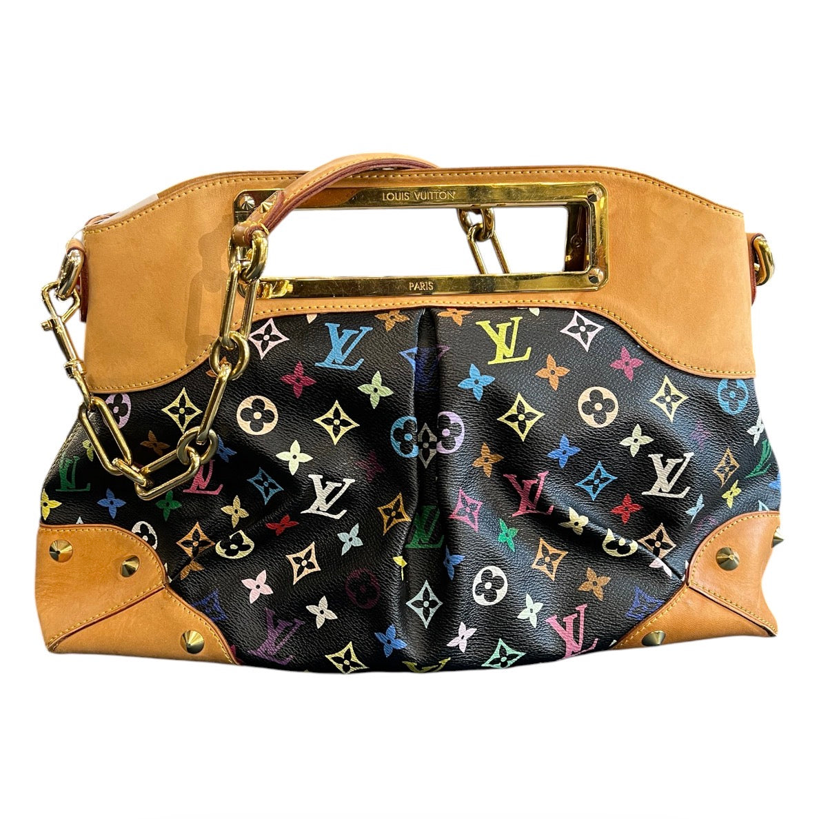 2010 Louis Vuitton Monogram Multicolore Judy GM Handbag