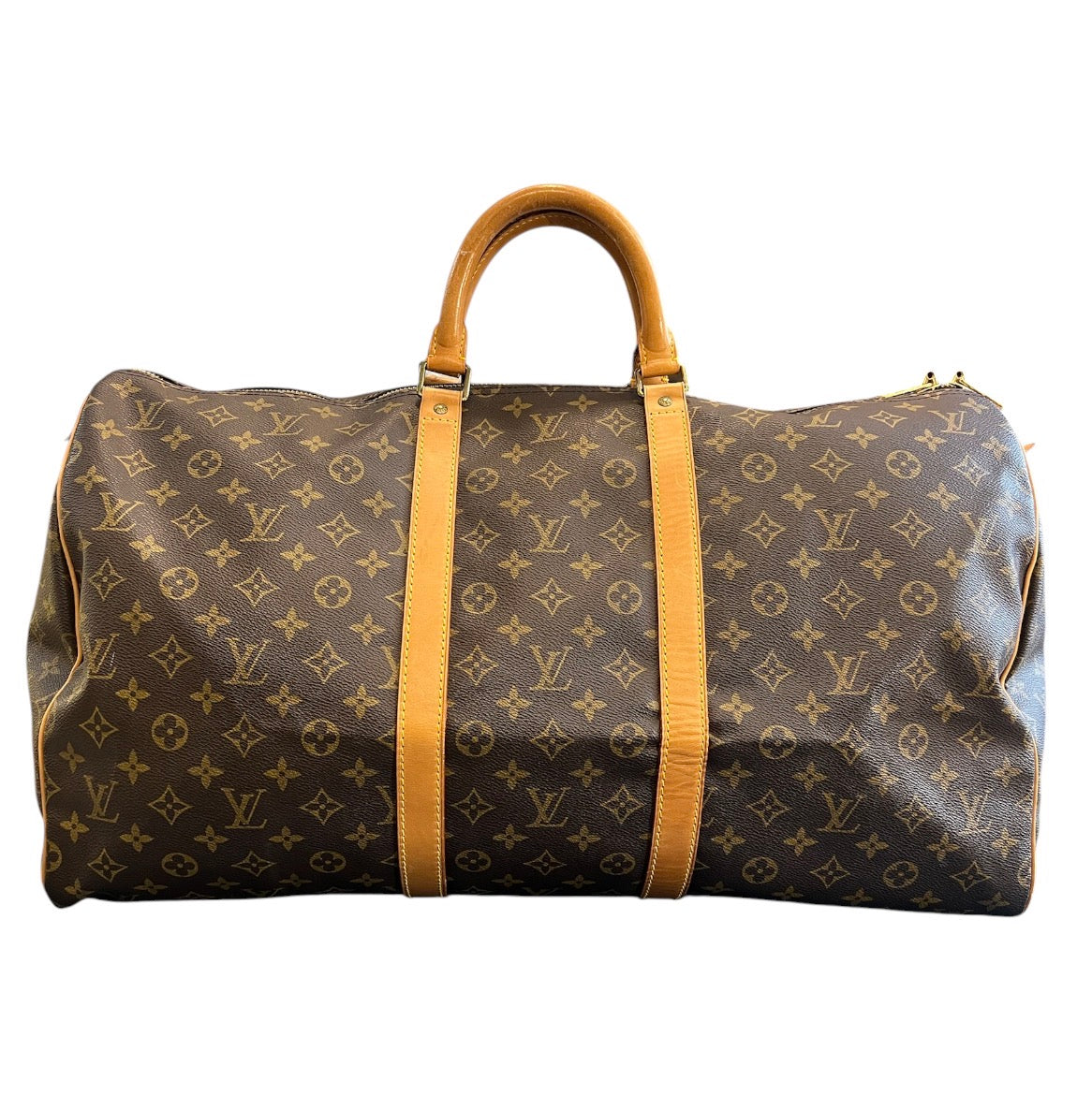 1990 Louis Vuitton Monogram Keepall 55 Travel Bag