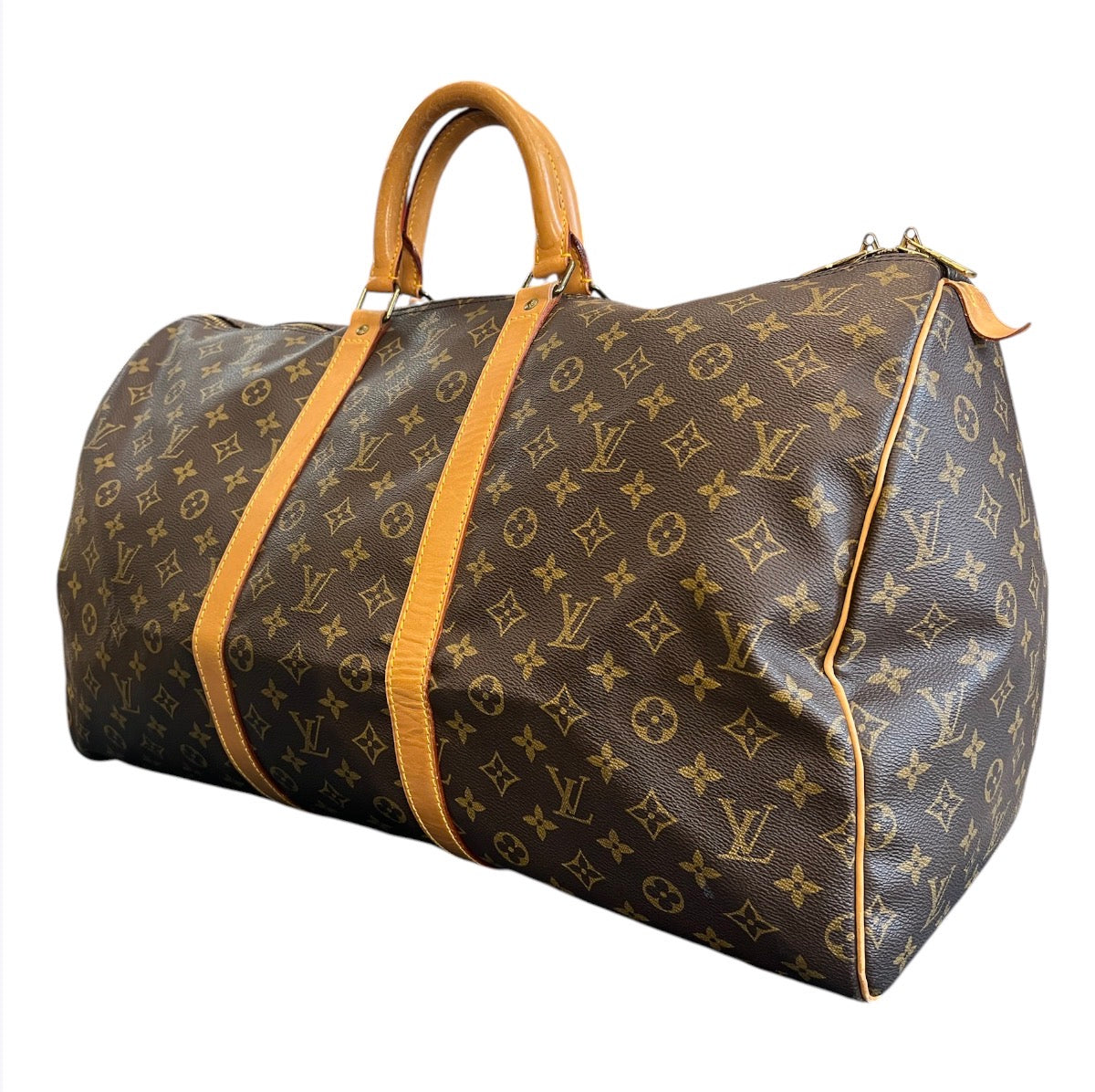 1990 Louis Vuitton Monogram Keepall 55 Travel Bag