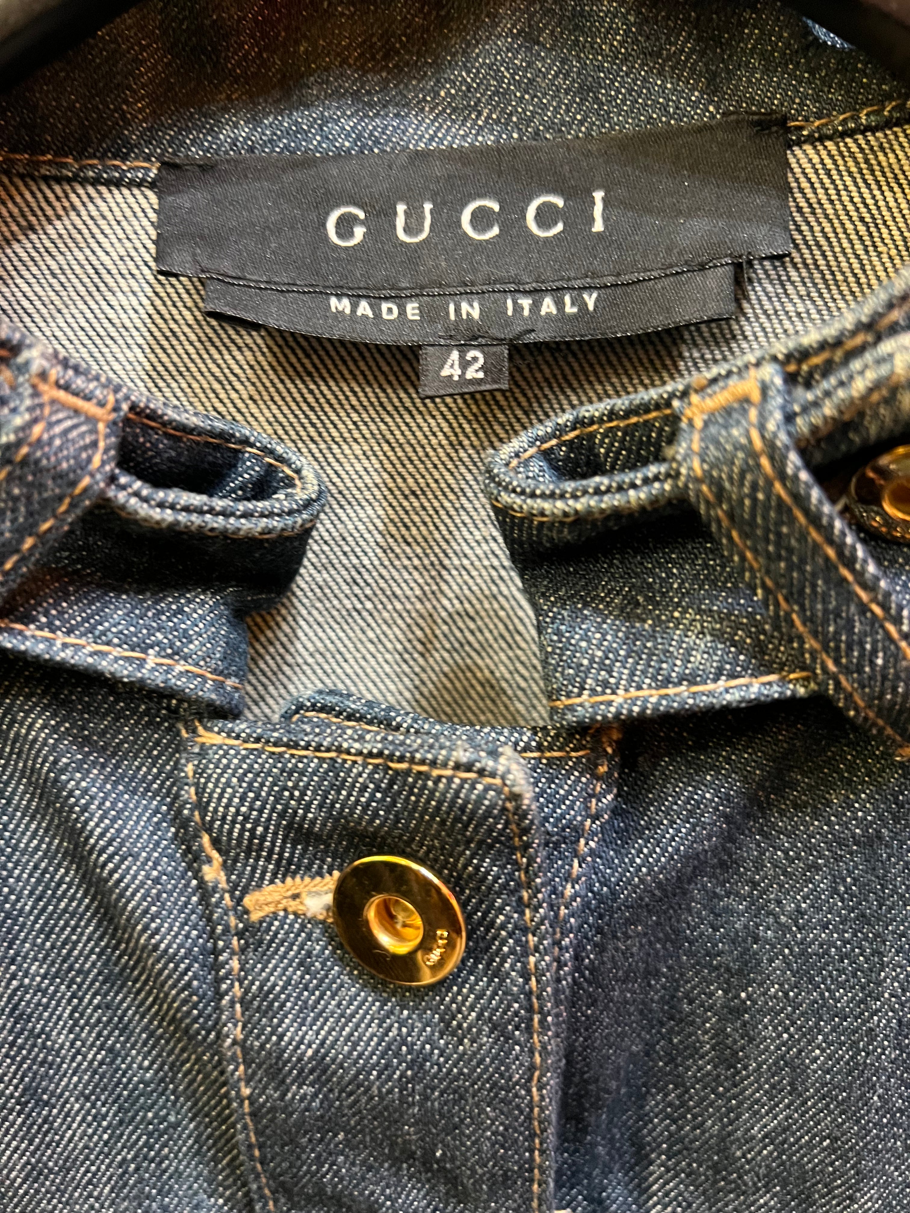 Gucci Blue Denim Jacket