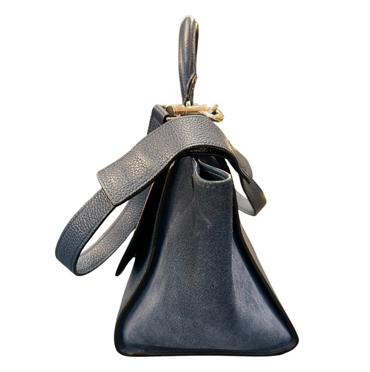 Céline Paris Small Leather Trapeze Satchel