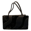 Bottega Venetta Mini Handbag in Black Velvet and Satin