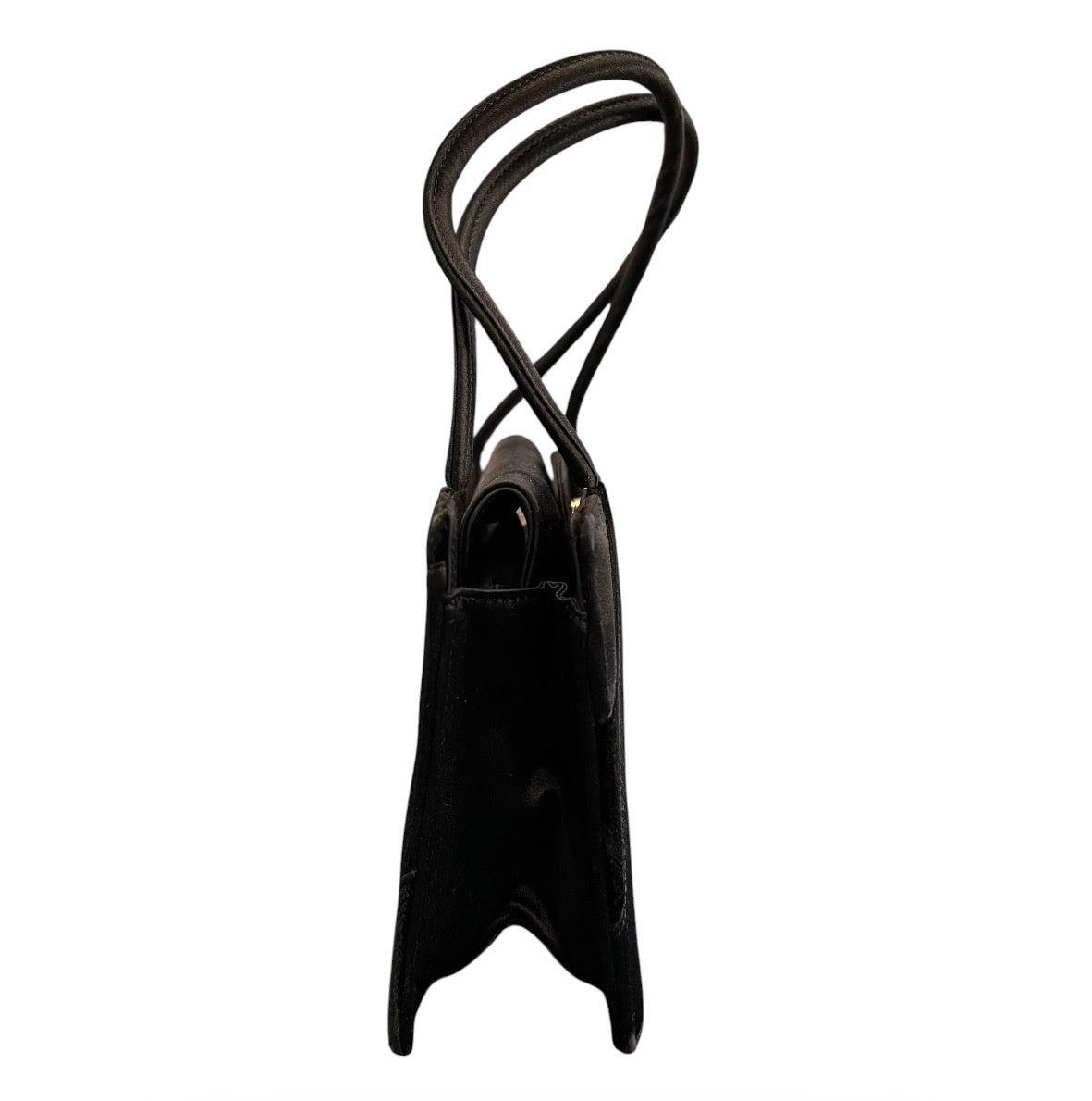 Bottega Venetta Mini Handbag in Black Velvet and Satin
