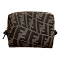 Small Fendi Monogram Clutch in Khaki