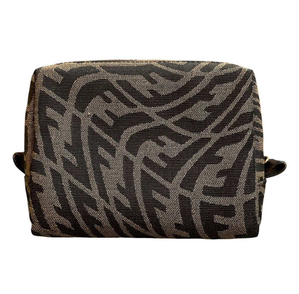 Small Fendi Monogram Clutch in Khaki