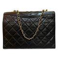 1989 Chanel CC Quilted Lambskin Full Flap Handbag