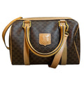 Céline Paris Macadam Coated Canvas Satchel