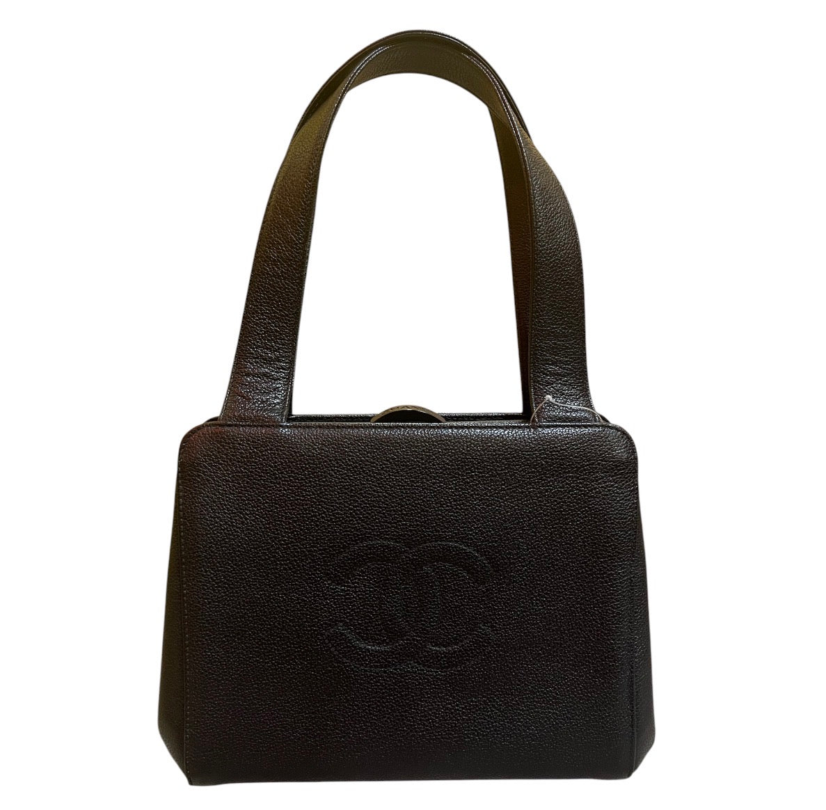 1997 Chanel CC Calfskin Frame Handbag