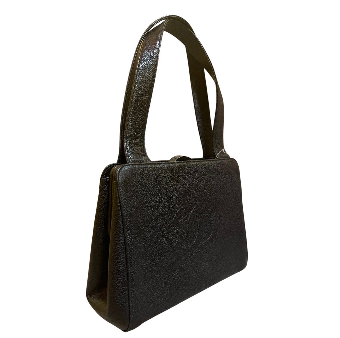 1997 Chanel CC Calfskin Frame Handbag