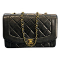 1991 Chanel Medium Lambskin Diana Flap Shoulder Bag