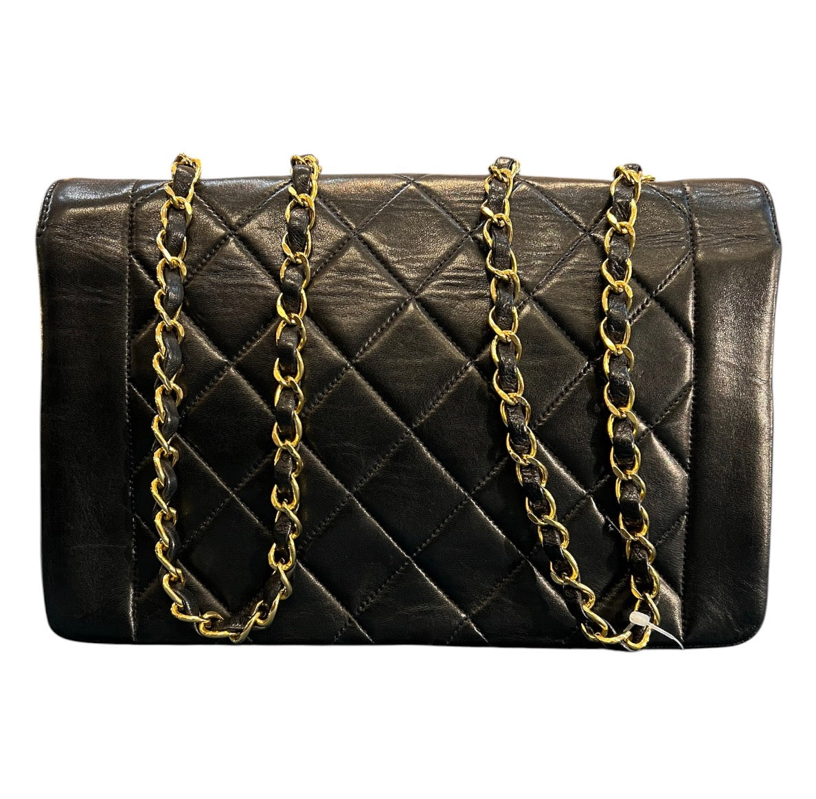 1991 Chanel Medium Lambskin Diana Flap Shoulder Bag