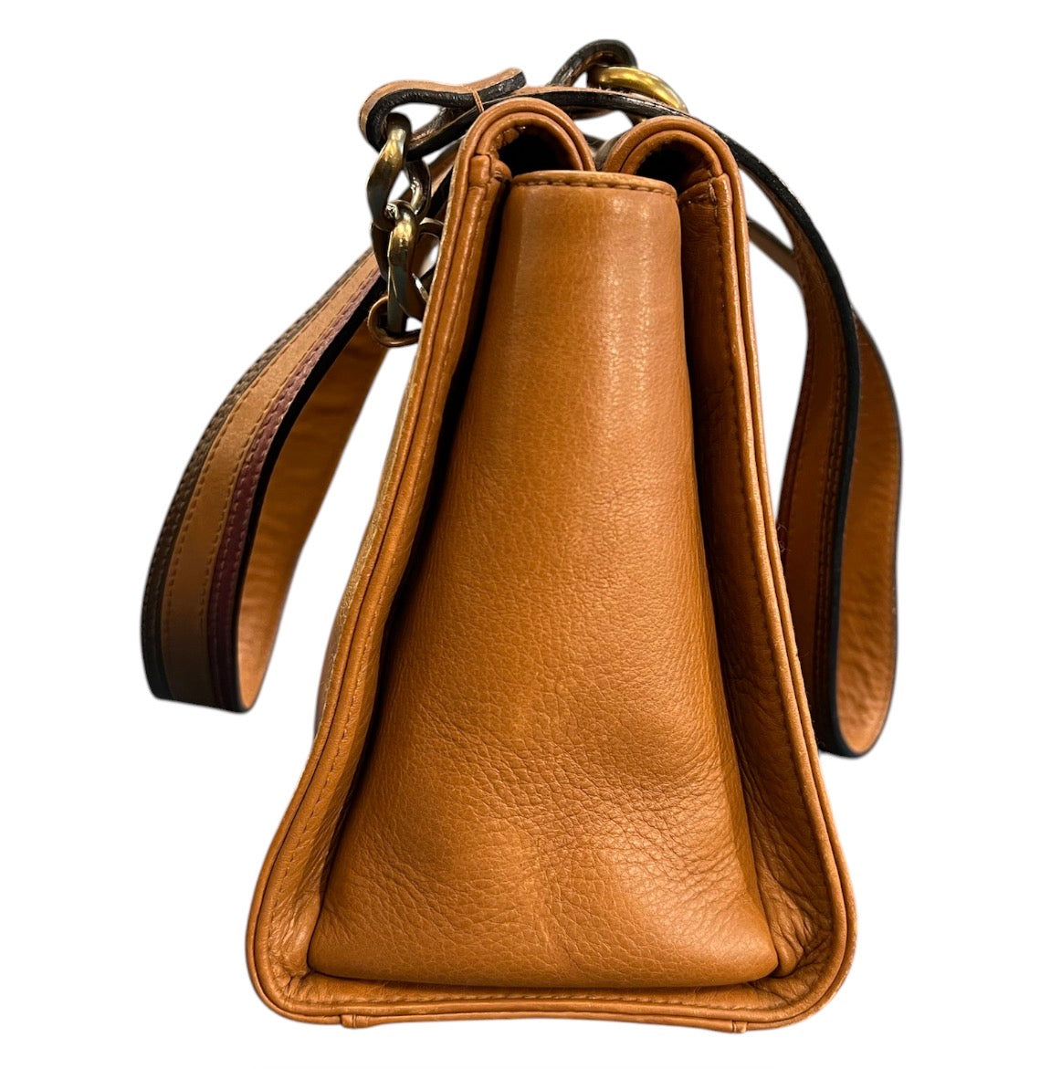 2002 Chanel CC Soft Calfskin Turnlock Shoulder Bag