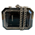 Chanel Metal Acrylic Premiere Clutch Bag with Shoulder Chain