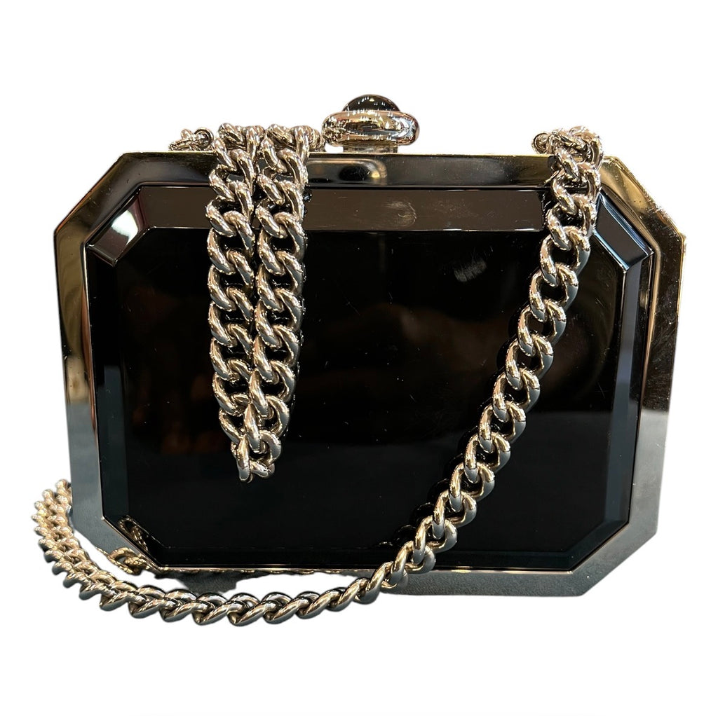 Chanel Metal Acrylic Premiere Clutch Bag with Shoulder Chain