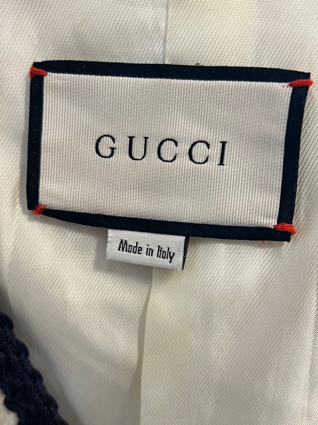 Gucci Beige Wool Blazer with GG Logo