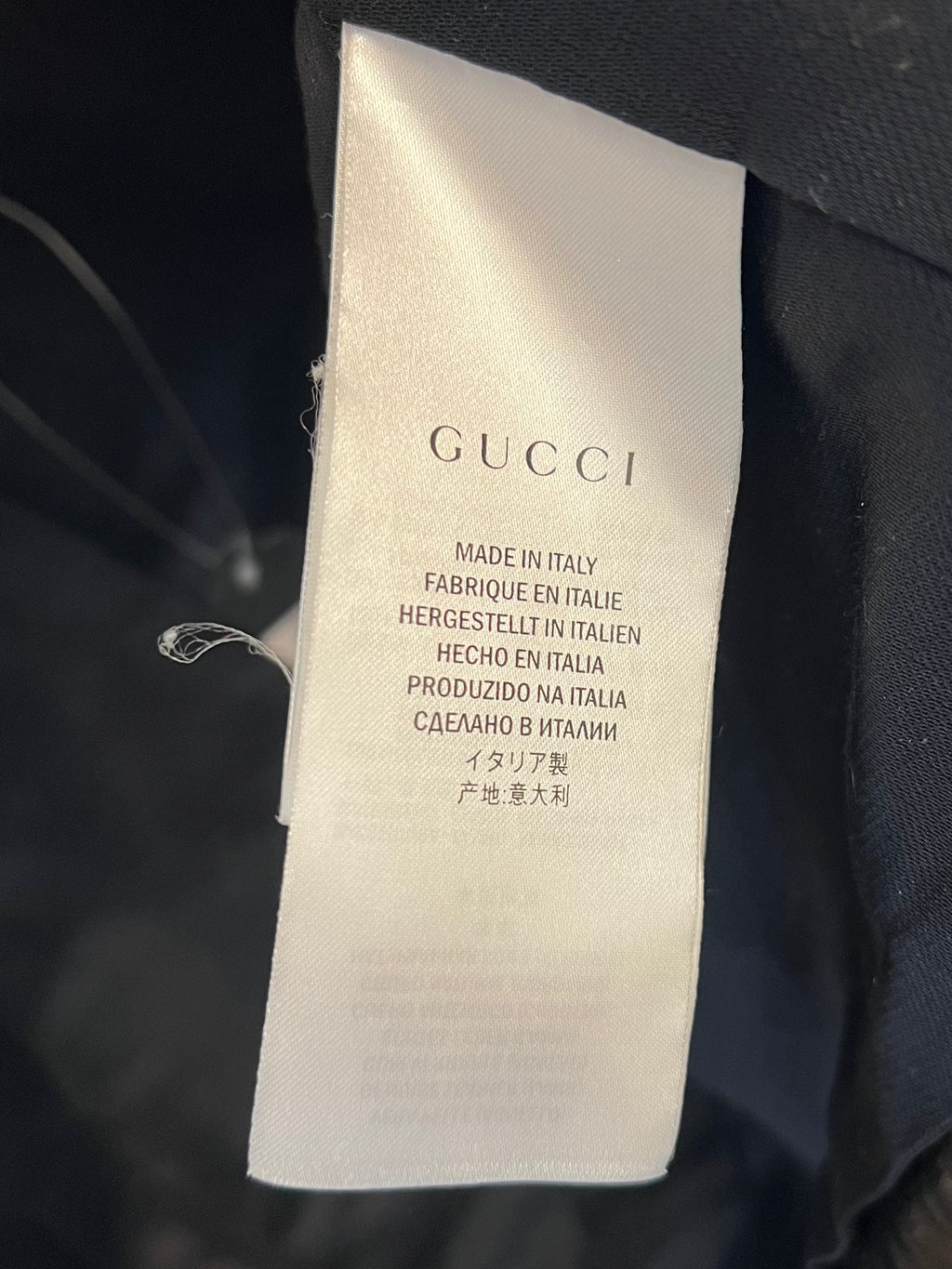Gucci Black Leather Biker Jacket