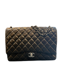 2015 Chanel Maxi Classic Lambskin Double Flap Handbag
