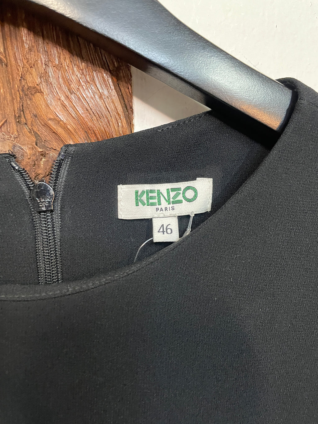 Kenzo Paris Black Asymmetric Dress – Size 46